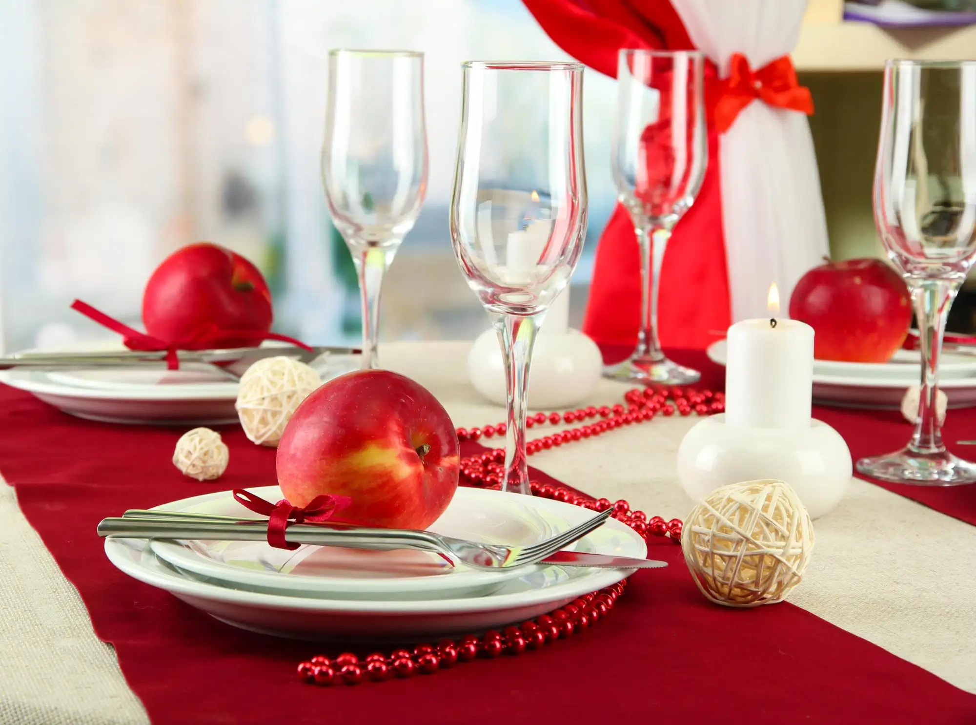 Minimalist holiday setup embodying stress-free holiday celebrations.